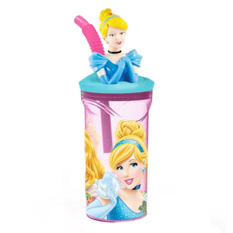 Disney Princess 3D Figurine Tumbler with Straw £2.99